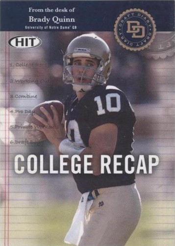 2007 SAGE Hit Brady Quinn #BQ-1