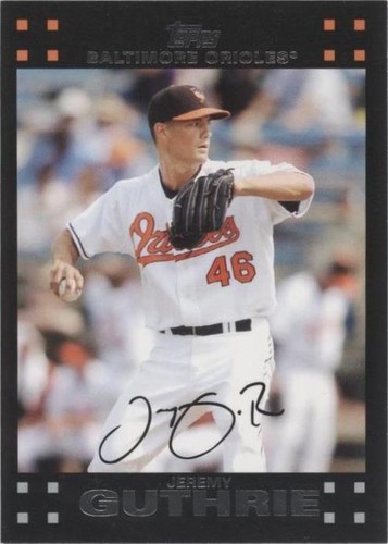 2007 Topps Updates & Highlights - Jeremy Guthrie #UH142