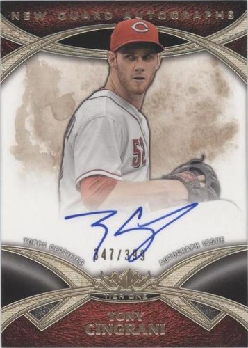 2014 Topps Tier One - Tony Cingrani #NGA-TCN