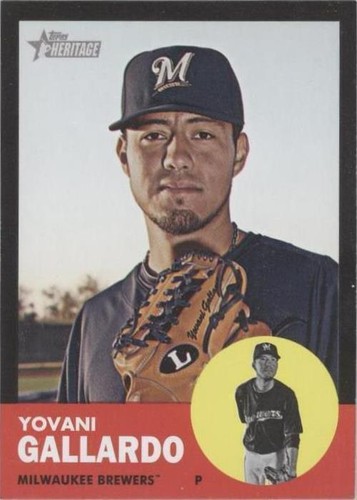 2012 Topps Heritage - Yovani Gallardo #HP70
