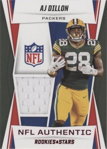 2021 Panini Rookies & Stars A. J. Dillon #NA-AJD