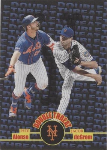 2020 Topps Throwback Thursday #TBT - Jacob deGrom Pete Alonso #64