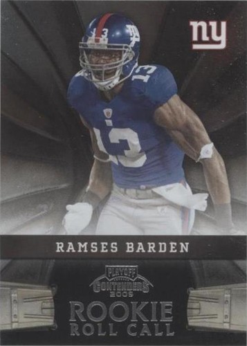 2009 Playoff Contenders Ramses Barden #1