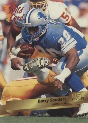 1993 Wild Card Barry Sanders #124