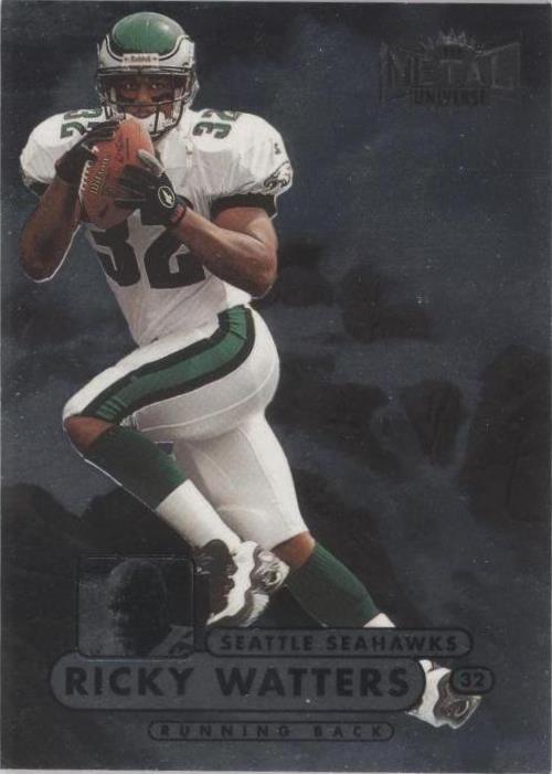 1998 Metal Universe Ricky Watters #172