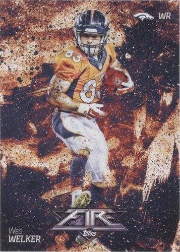 2014 Topps Fire Wes Welker #91
