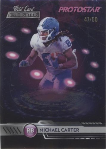 2021 Wild Card Alumination Michael Carter #PS-22
