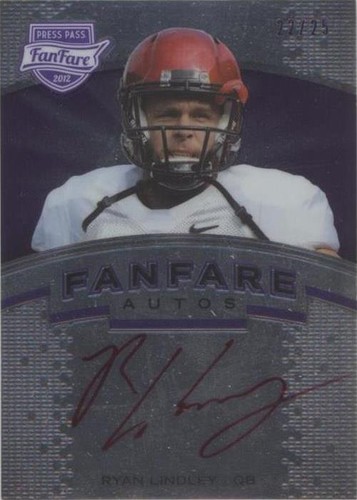 2012 Press Pass Fanfare Ryan Lindley #FF-RL