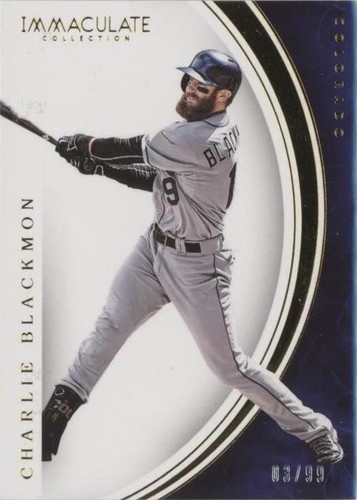 2016 Panini Immaculate Collection - Charlie Blackmon #78
