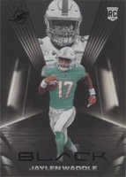 2021 Panini Black Jaylen Waddle #113