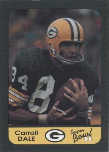 1991 Champion Cards Green Bay Packers Super Bowl II 25th Anniversary Carroll Dale #21