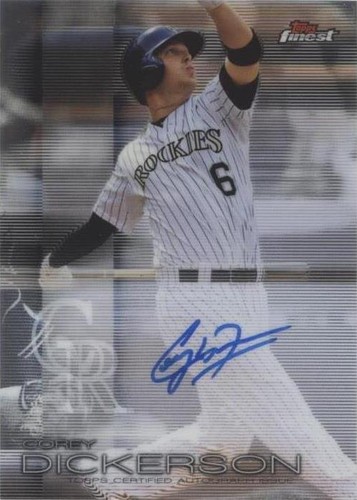 2016 Topps Finest - Corey Dickerson #FA-CDI