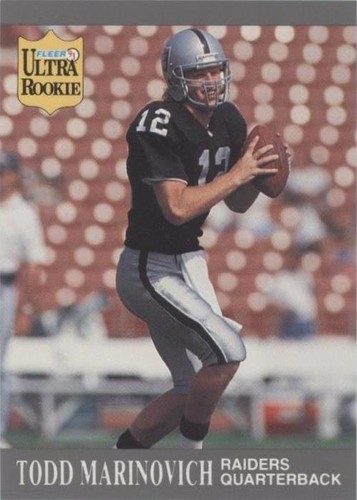 1991 Fleer Ultra Update Todd Marinovich #U-43