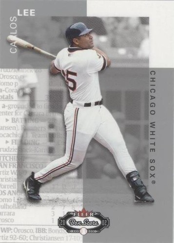2002 Fleer Box Score - Carlos Lee #88