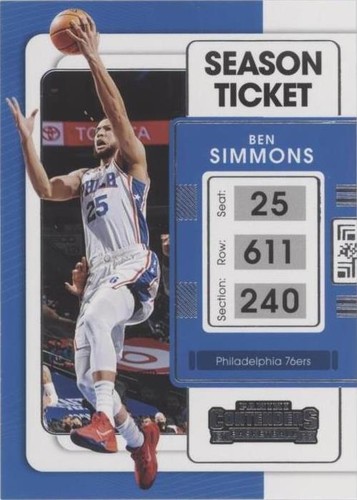 2021-22 Panini Contenders - Ben Simmons #77