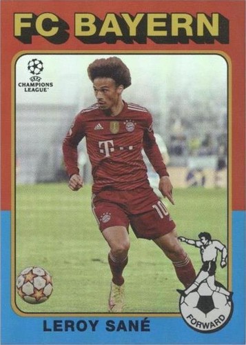 2021-22 Topps UCL Collection Leroy Sané #75-05
