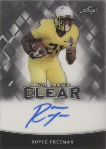 2018 Leaf Trinity Royce Freeman #CA-RF1