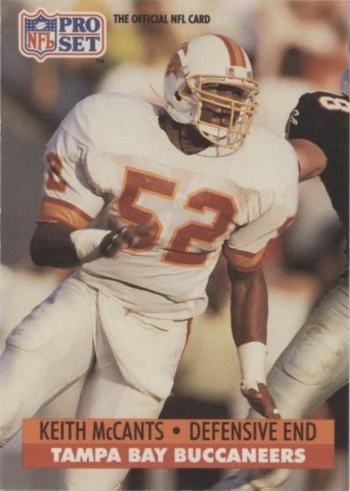 1991 Pro Set Keith McCants #673