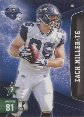 2011 Panini Adrenalyn XL Zach Miller #280