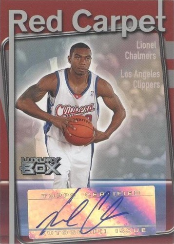 2004-05 Topps Luxury Box - Lionel Chalmers #RC-LC