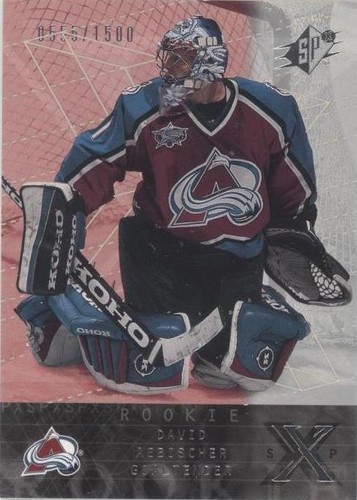 2000-01 SPx - David Aebischer #157