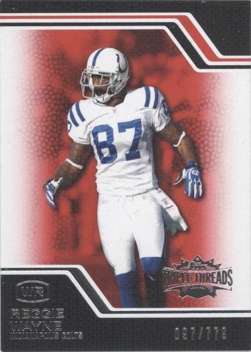 2008 Topps Triple Threads Reggie Wayne #52