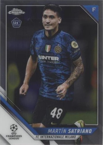 2021-22 Topps Chrome UCL Martin Satriano #90