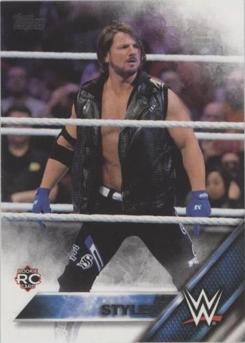 2016 Topps WWE Then Now Forever - AJ Styles #102