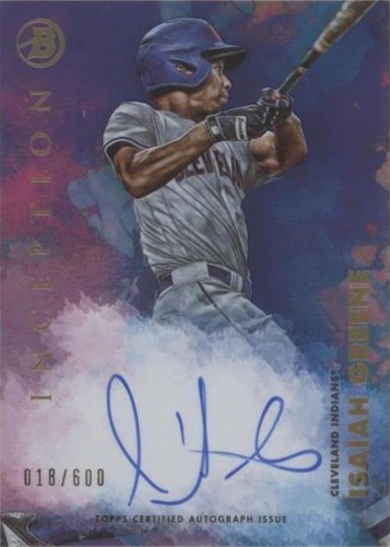 2021 Bowman Inception - Isaiah Greene #PA-IG