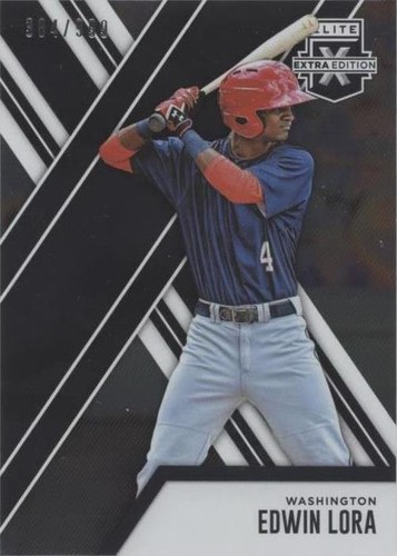 2017 Panini Elite Extra Edition - Edwin Lora #112