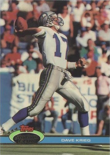 1991 Topps Stadium Club Dave Krieg #19