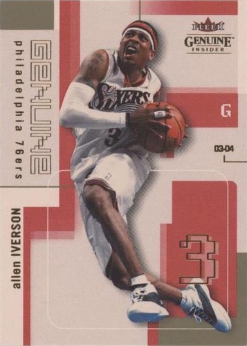 2003-04 Fleer Genuine Insider - Allen Iverson #67
