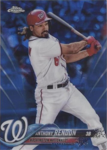 2018 Topps Chrome Sapphire Edition #36 Anthony Rendon Washington