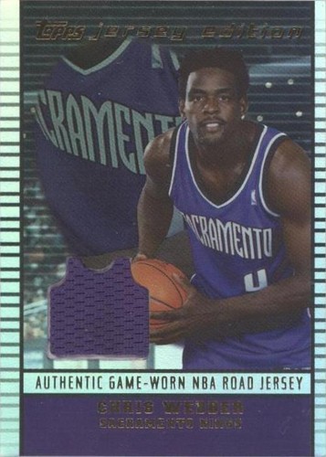 2002-03 Topps Jersey Edition - Chris Webber #JE ECW