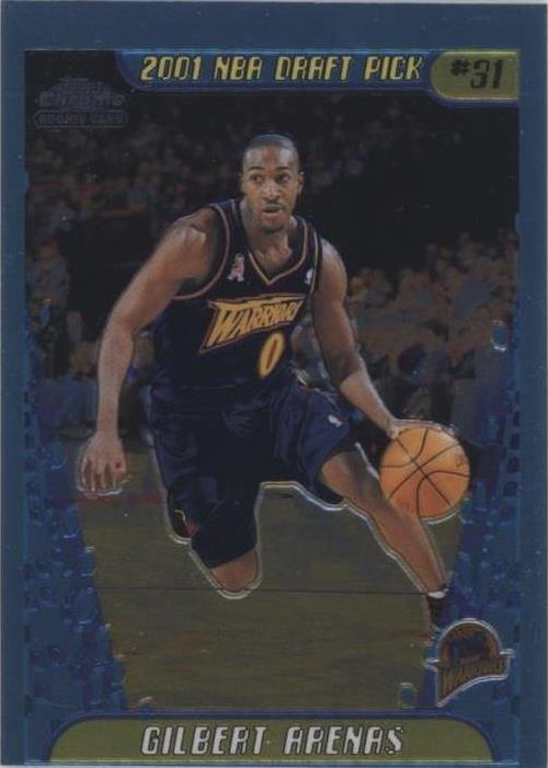 2001-02 Topps cromo - Gilbert Arenas #157