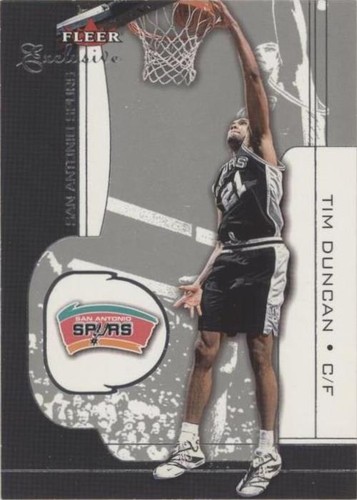 2001-02 Fleer Exclusive - Tim Duncan #39