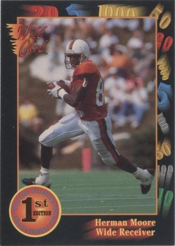 1991 Wild Card Draft Herman Moore #67