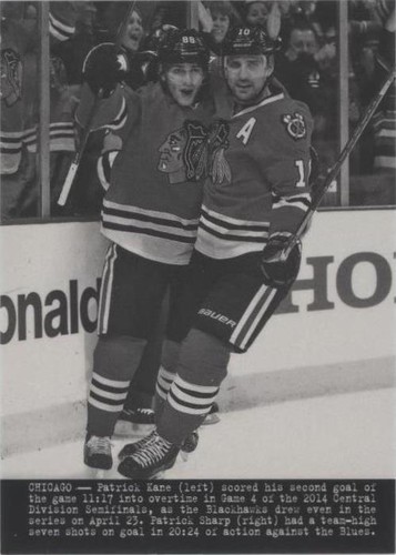 2014-15 Upper Deck Masterpieces - Patrick Kane Patrick Sharp #237