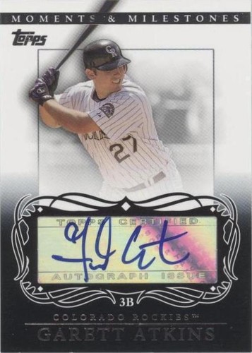 2007 Topps Moments & Milestones - Garrett Atkins #MA-GA