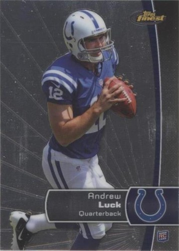 2012 Topps Finest Andrew Luck #110