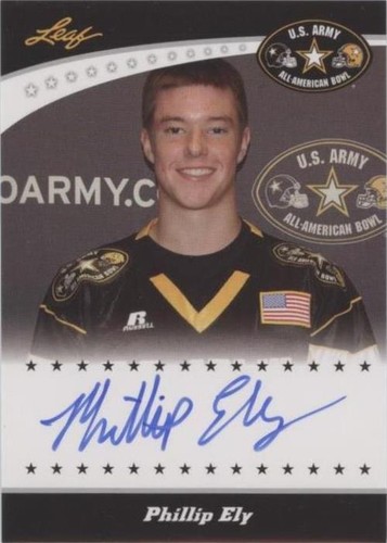 2011 Leaf U.S. Army All-American Bowl Phillip Ely #TA-PE1