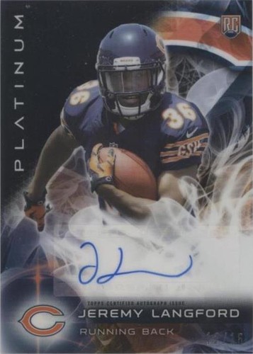 2015 Topps Platinum Jeremy Langford #AR-JL
