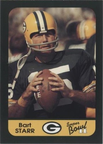 1991 Champion Cards Green Bay Packers Super Bowl II 25th Anniversary Bart Starr #28