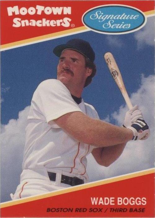 1991 Mootown Snackers Signature Series - Wade Boggs #11