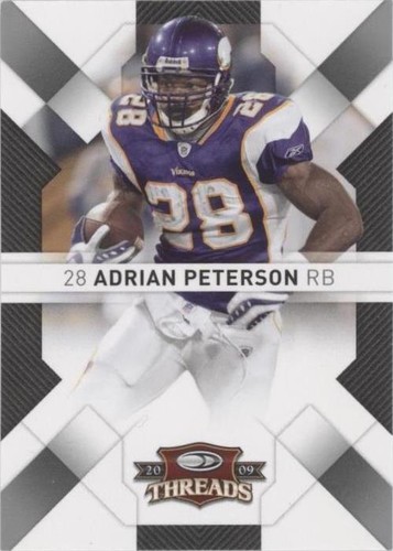 2009 Donruss Threads Adrian Peterson #55