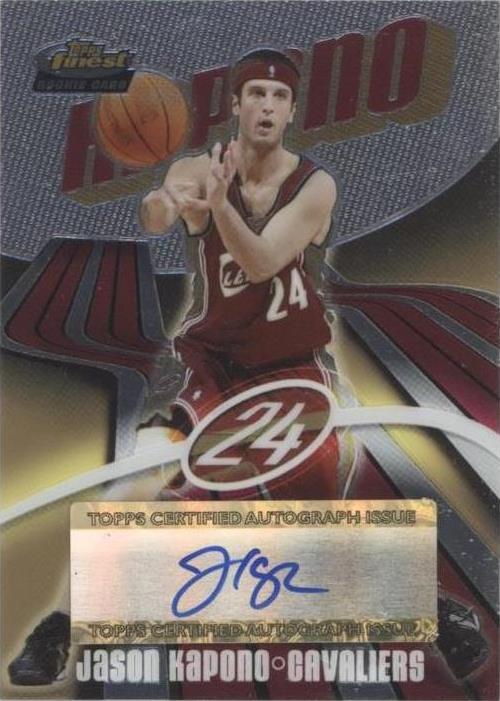 2003-04 Topps Finest - Jason Kapono #149