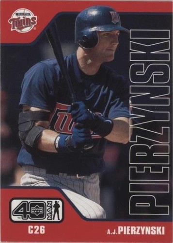 2002 Upper Deck 40 Man - A.J. Pierzynski #379