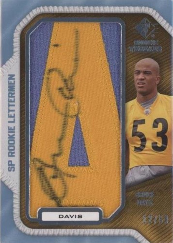 2008 SP Rookie Threads Bruce Davis #BD13