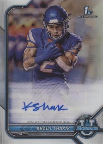 2021-22 Bowman University Khalil Shakir #BCPA-KS