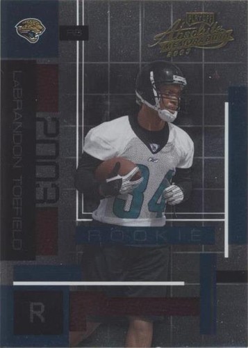 2003 Playoff Absolute Memorabilia LaBrandon Toefield #109